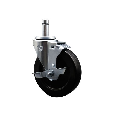 Service Caster Metro 4615MBX Replacement Caster with Brake MET-SCC-GR20S514-HRS-TLB-845